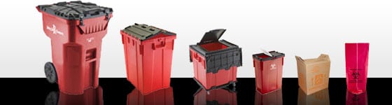 Medical waste containers